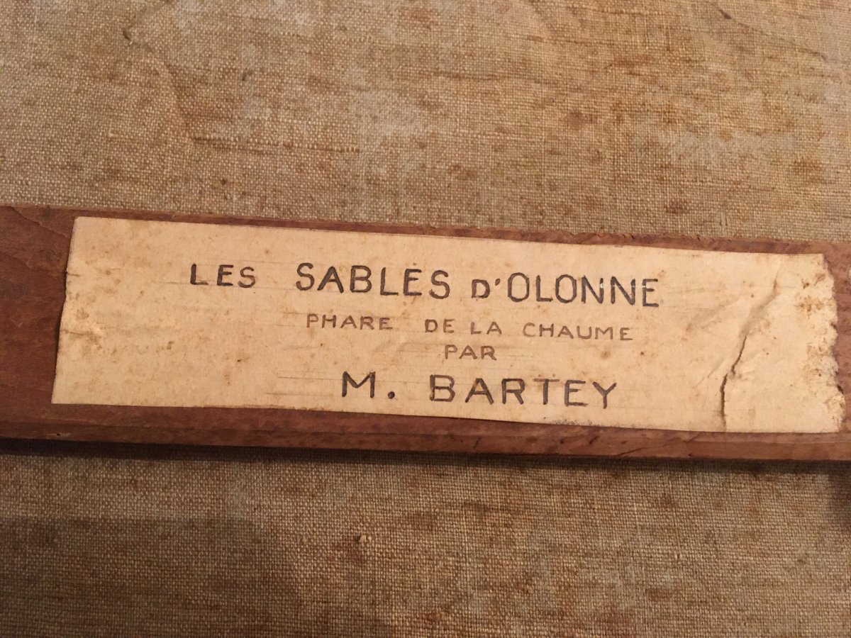 Tableau Marine  Les Sables d'Olonne Le Phare De La Chaume Par Bartey-photo-7