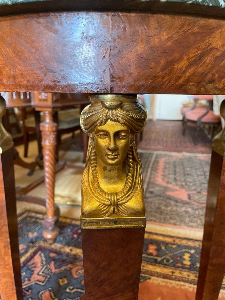 Empire Style Pedestal Return From Egypt Napoleon III Nineteenth-photo-2