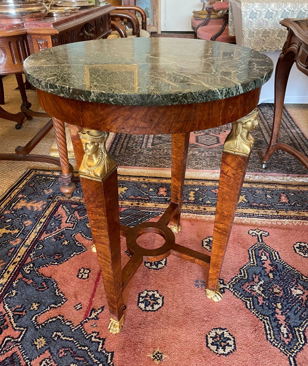 Empire Style Pedestal Return From Egypt Napoleon III Nineteenth