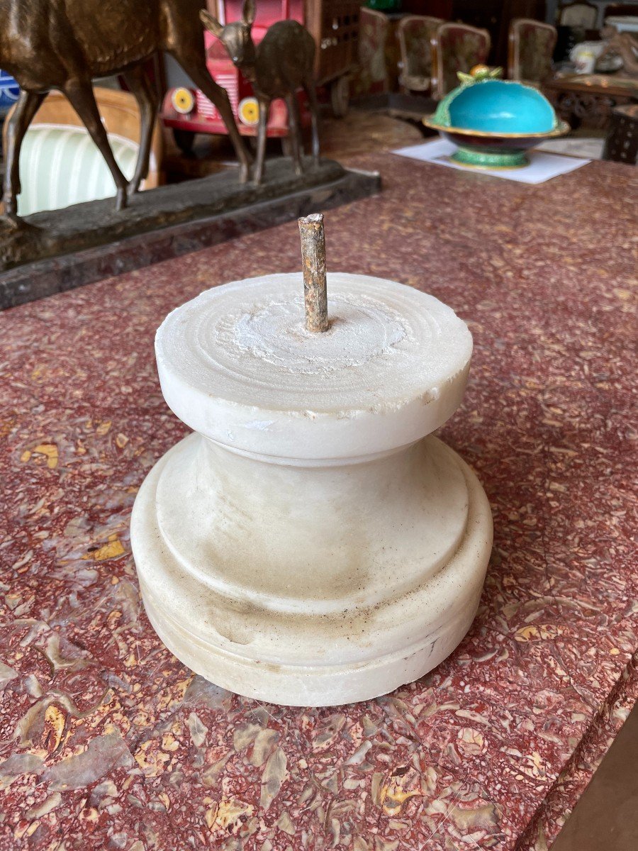 Important Buste Femme Marbre De Carrare 71 Cm XIXème-photo-8