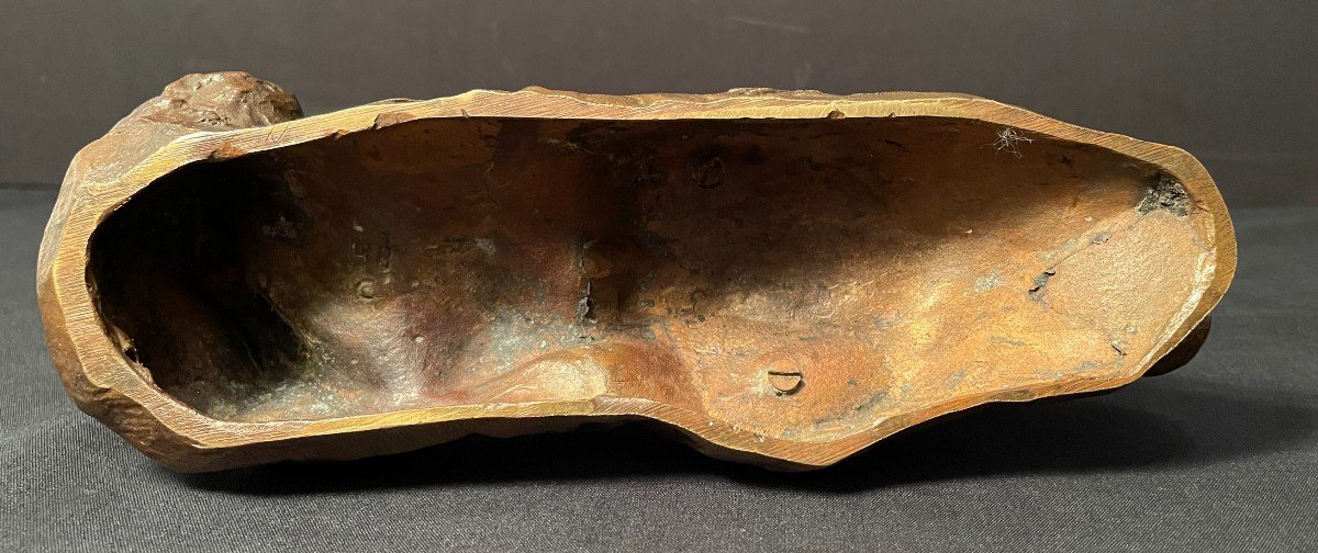 Bronze Panther Surprising A Zibeth By Barye Fonte Brame Nineteenth Century-photo-7