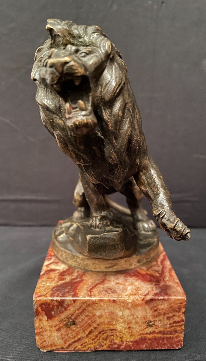 Bronze Lion Peugeot Mascot By  Marx-photo-2
