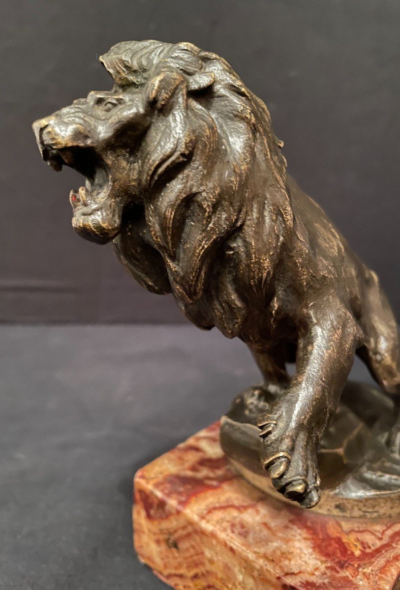 Bronze Lion Peugeot Mascot By  Marx-photo-5