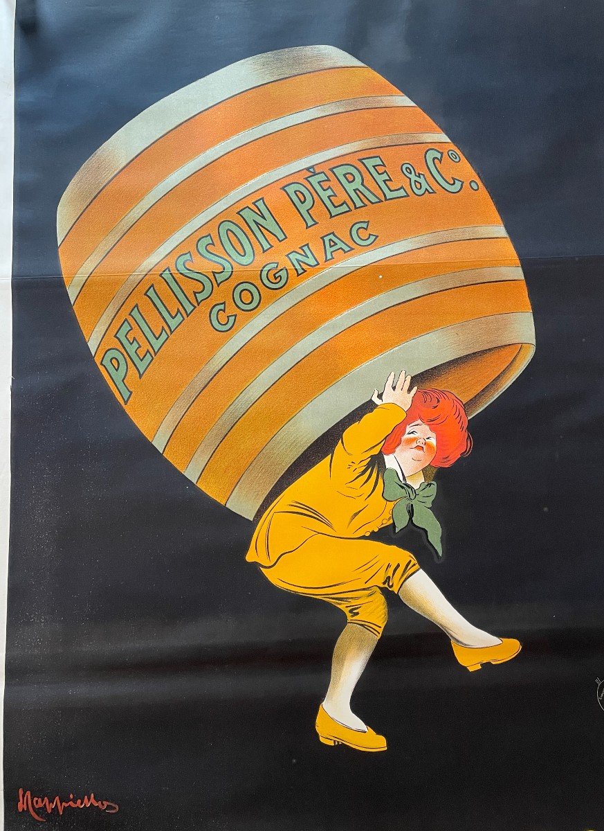 Affiche Cappiello Cognac Pellisson Père 1907-photo-3