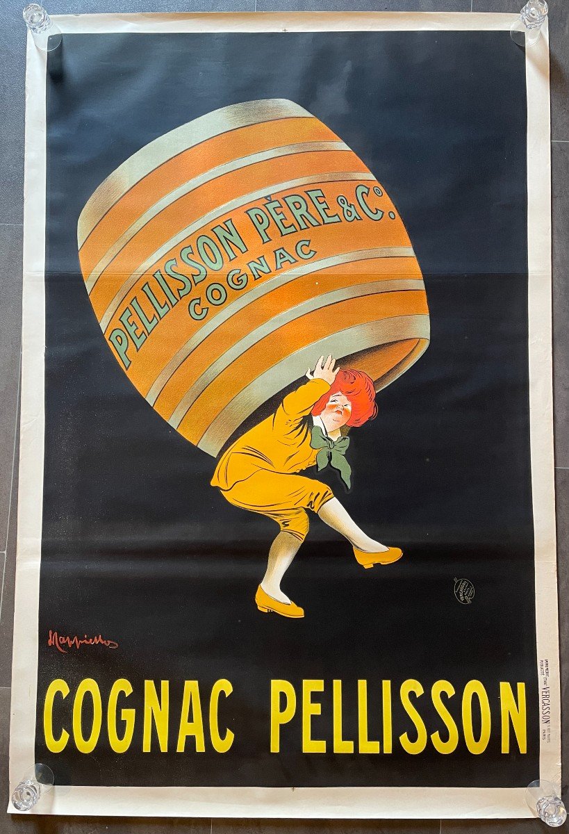 Affiche Cappiello Cognac Pellisson Père 1907