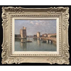 Marine Painting Port Of La Rochelle By Christian Couillaud