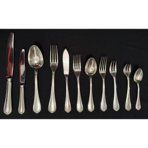 Christofle Cutlery Set 99 Pieces Model Spatour