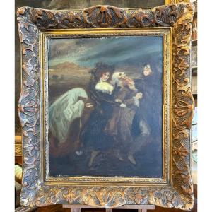 Ferdinand Bac Painting Woman Being Harassed Near Toledo 1909