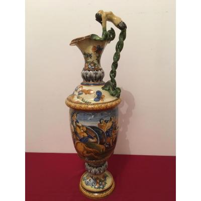 Italian Majolica Vase