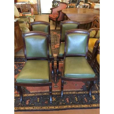 4 Restoration Period Chairs