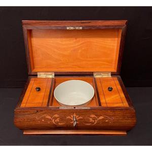 Marquetry Tea Box Charles X Period