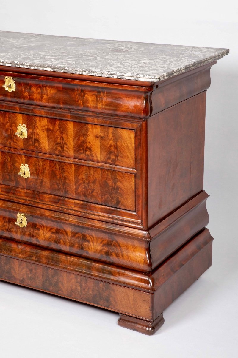 Louis Philippe Mahogany Chest Of Drawers-photo-7