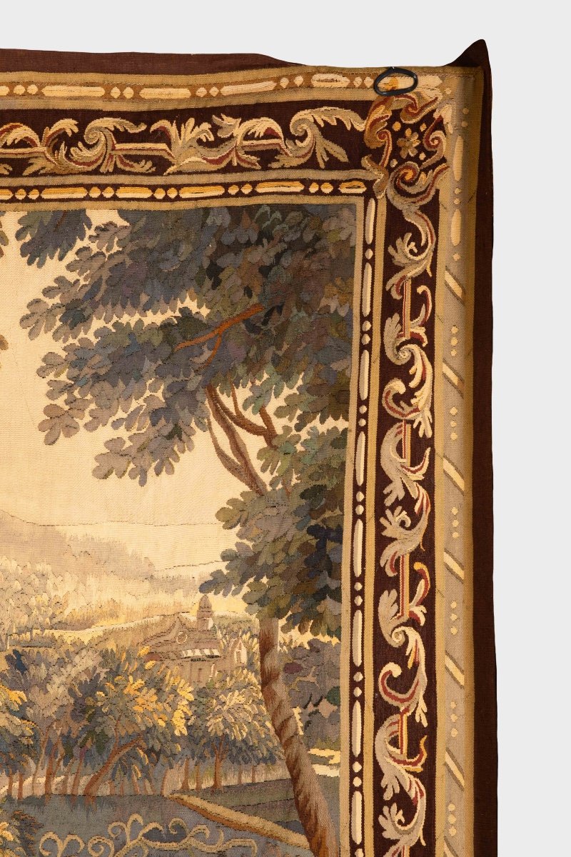 Aubusson Verdure Tapestry 18th Century-photo-3