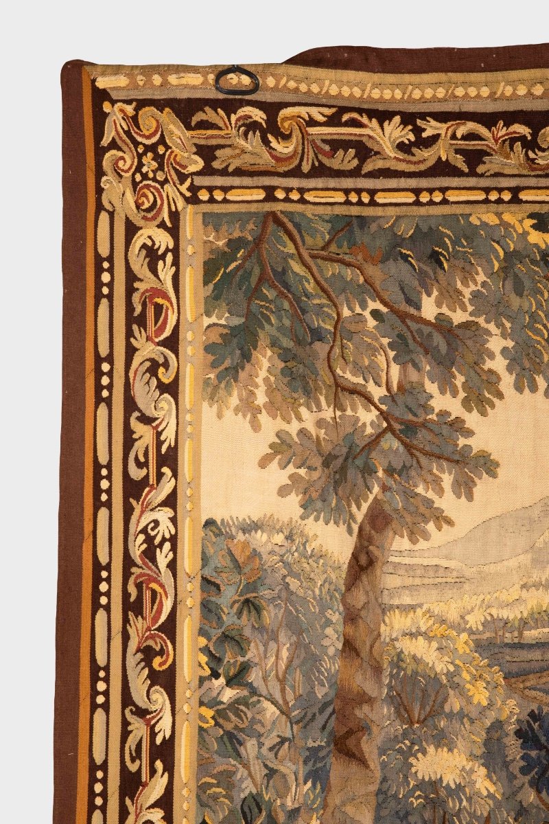 Aubusson Verdure Tapestry 18th Century-photo-4