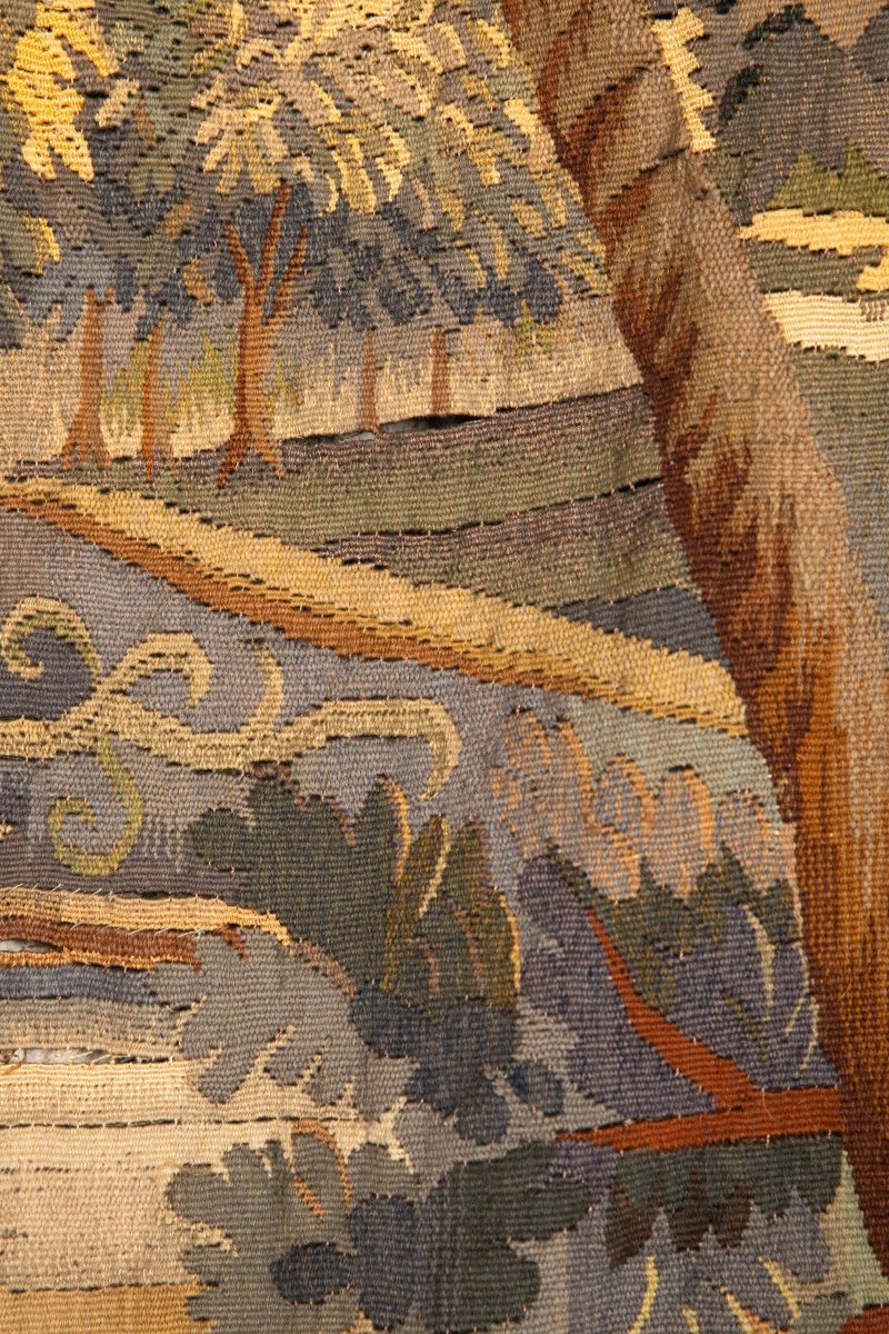 Aubusson Verdure Tapestry 18th Century-photo-6