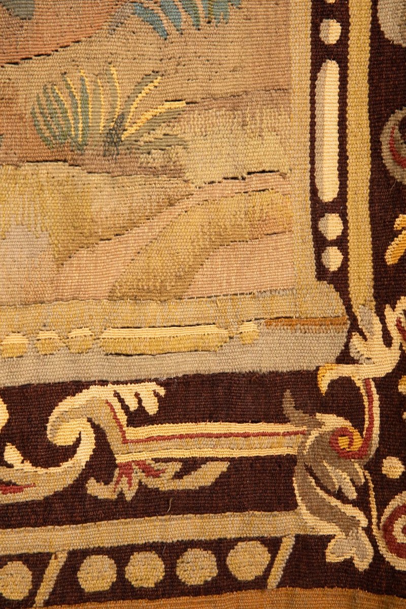 Aubusson Verdure Tapestry 18th Century-photo-7