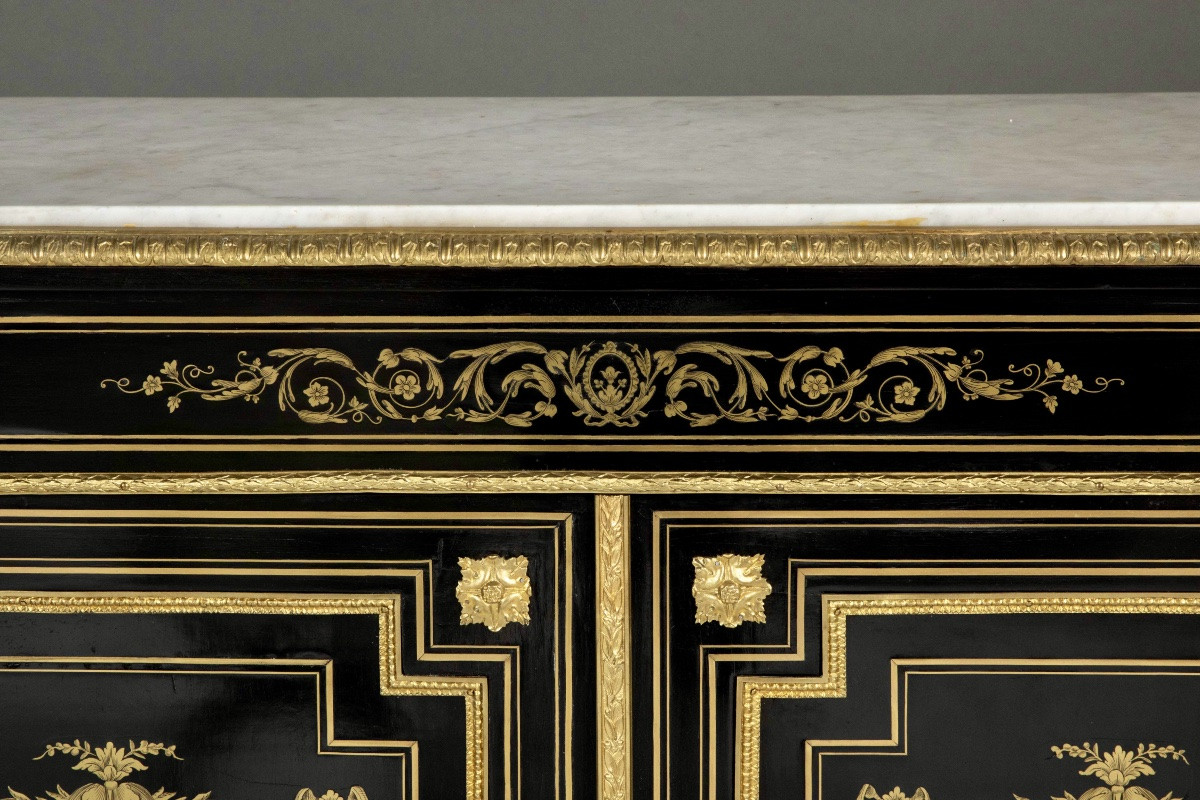 Napoleon III Period 2-door Sideboard  -photo-3