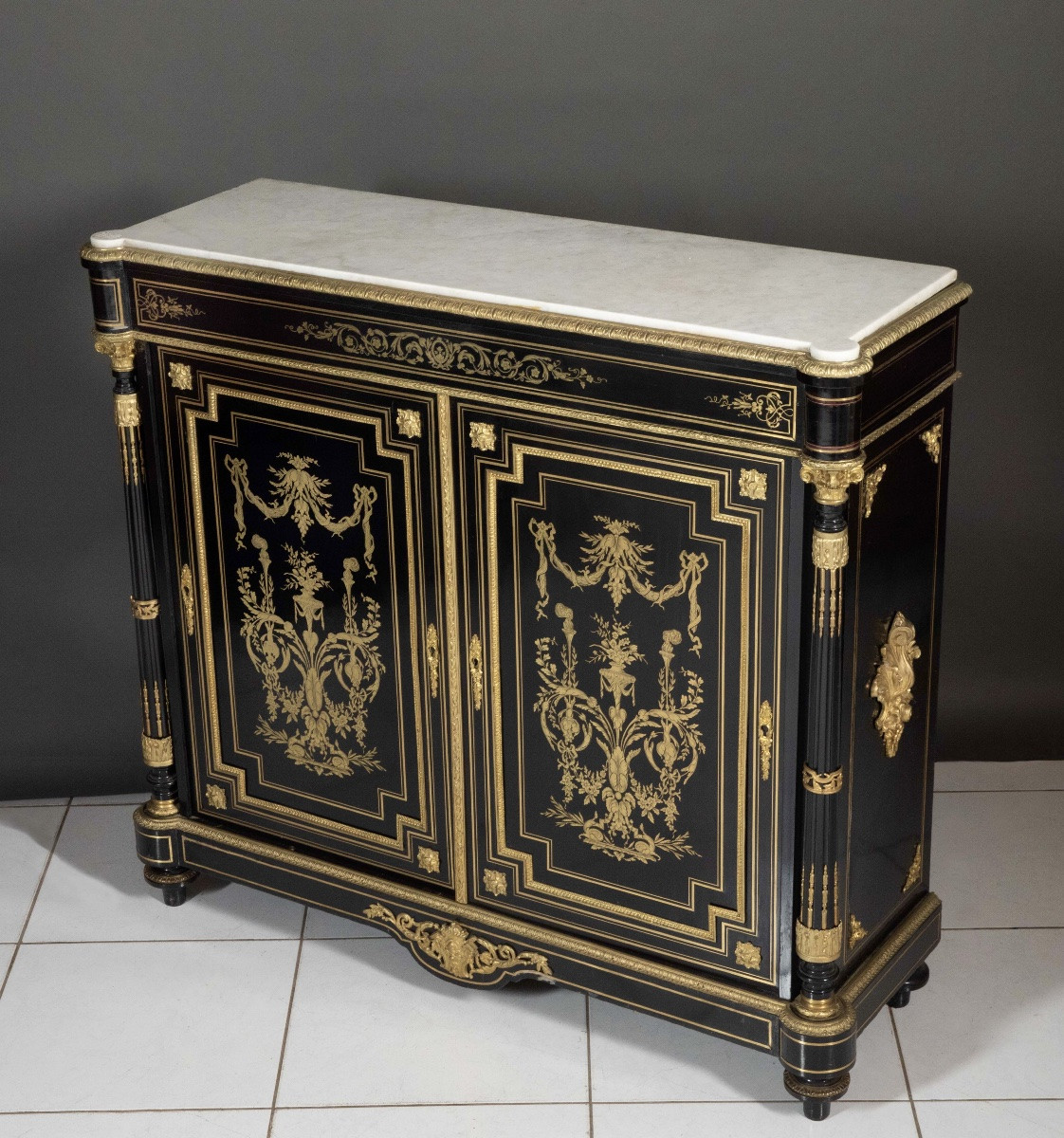 Napoleon III Period 2-door Sideboard  -photo-6