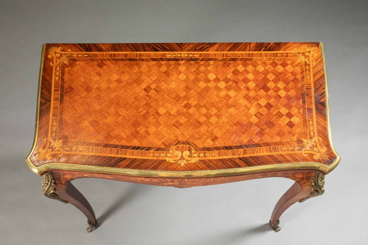 Louis XV Style Games Table-photo-4