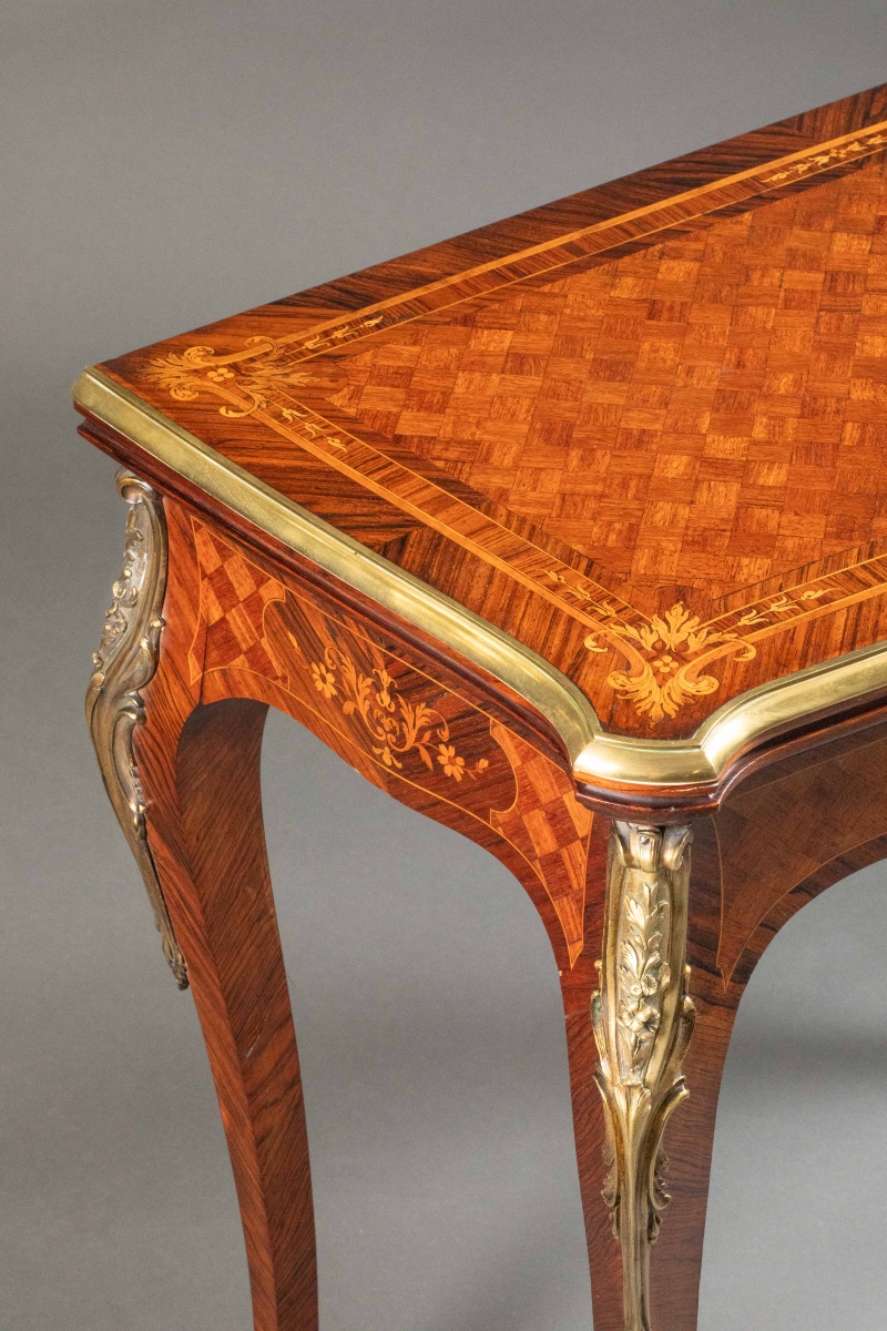 Louis XV Style Games Table-photo-1