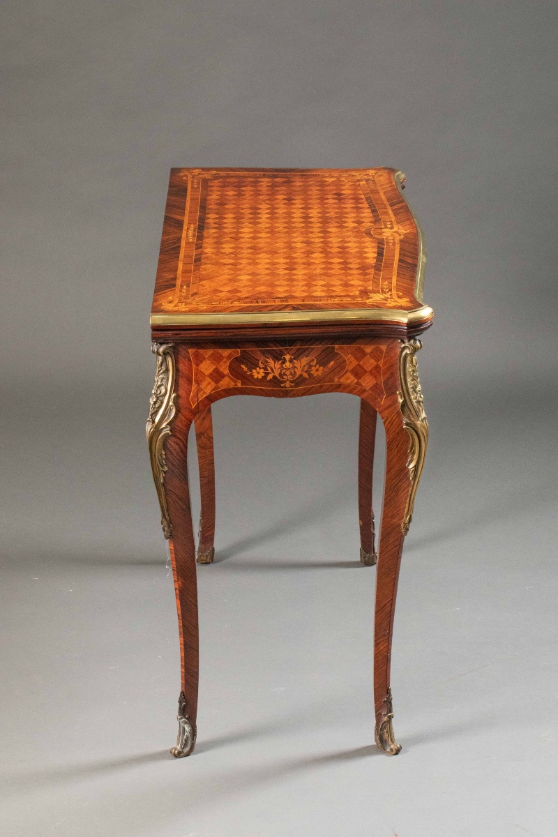 Louis XV Style Games Table-photo-2