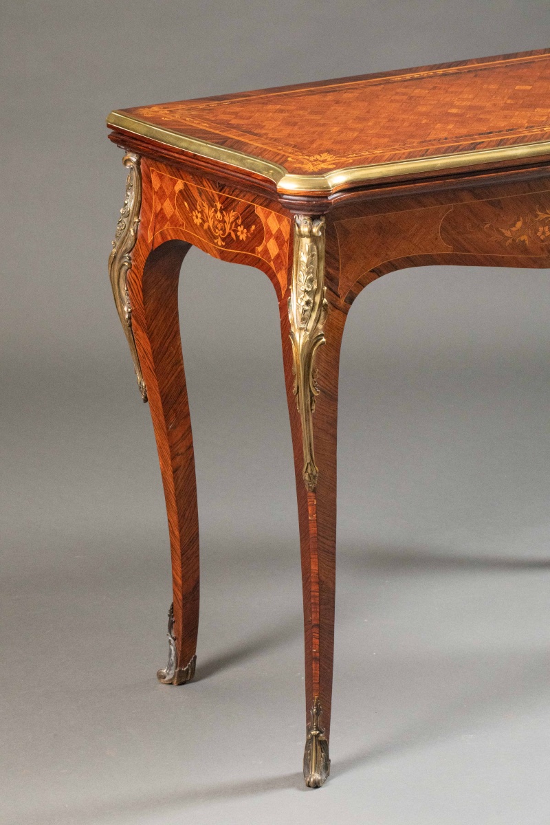 Louis XV Style Games Table-photo-7