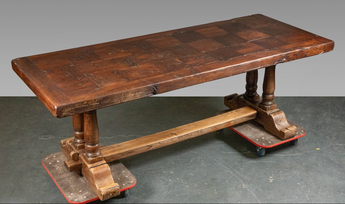 Table de monastère en chêne – Fin XIXᵉ / début XXᵉ