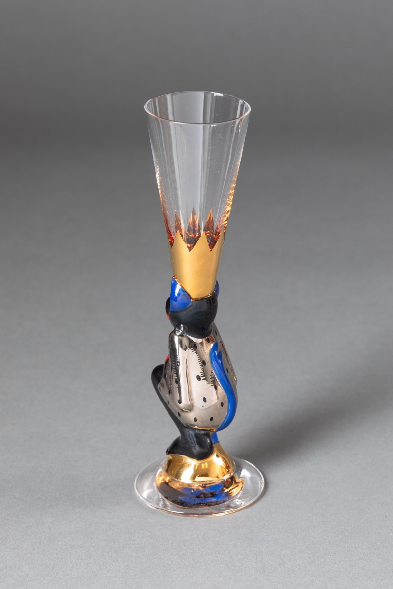 Orrefors Nobel – Set Of 6 Gunnar Cyrén Liqueur Glasses – Swedish Design-photo-3