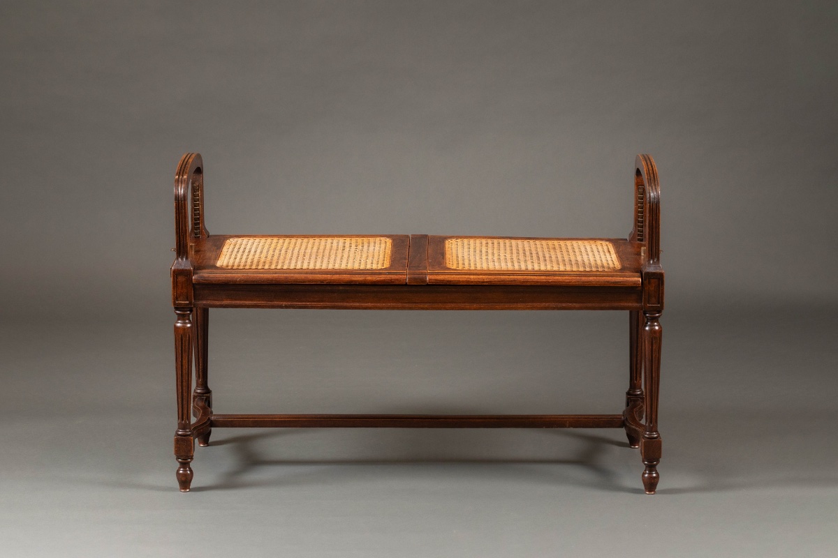 Art Deco Adjustable Double Bench Seat-photo-2