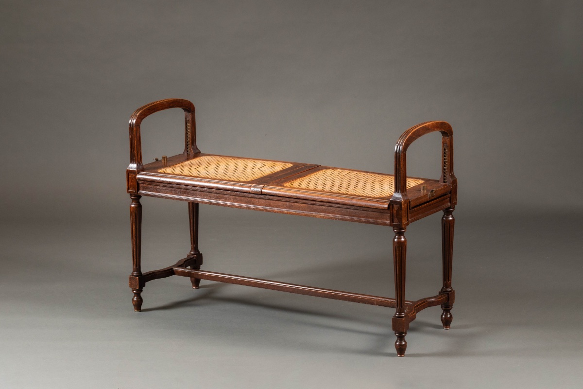 Art Deco Adjustable Double Bench Seat-photo-2