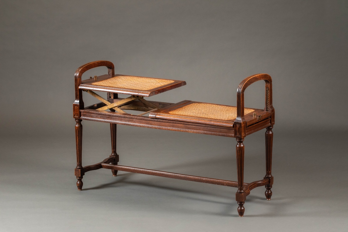 Art Deco Adjustable Double Bench Seat