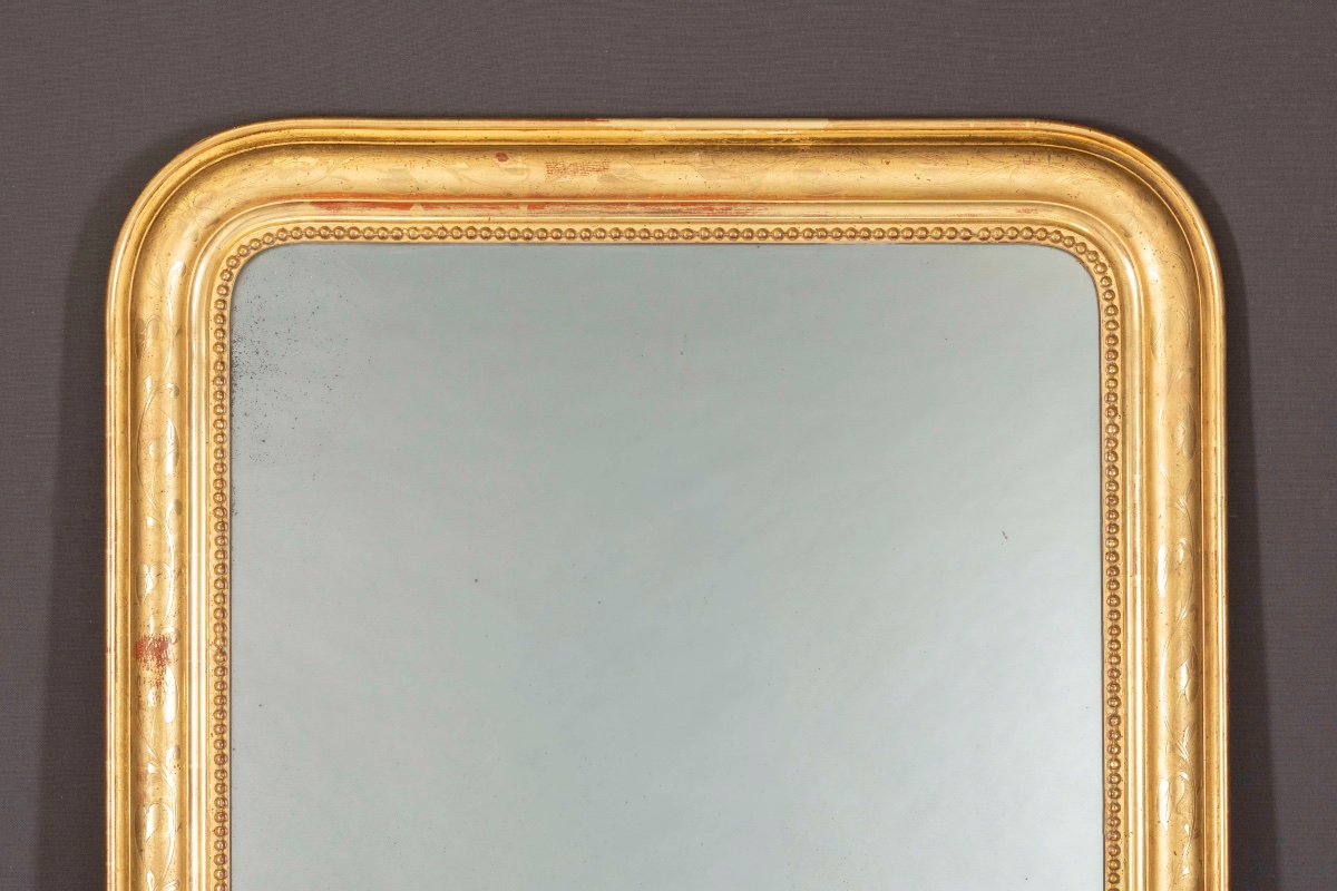 Large Louis-philippe 19thᵉ Century Mercury Mirror-photo-3