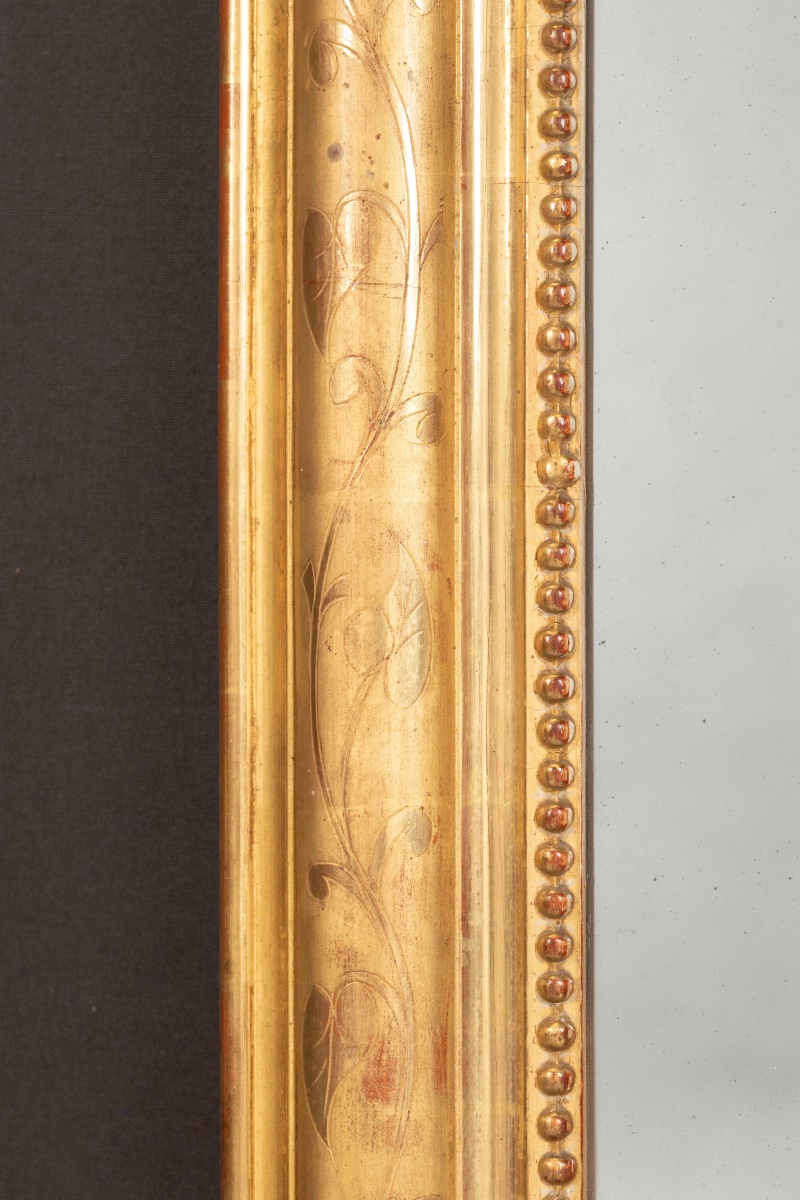 Large Louis-philippe 19thᵉ Century Mercury Mirror-photo-2