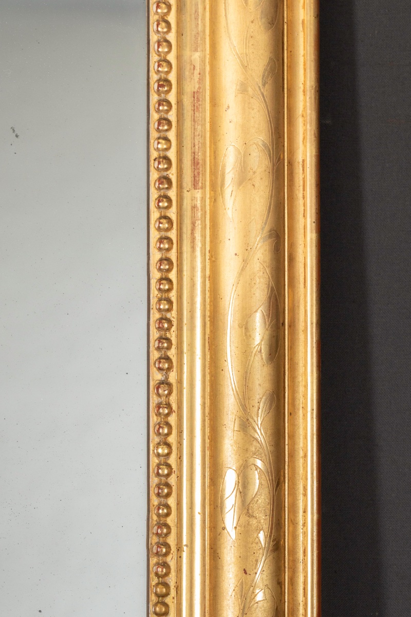 Large Louis-philippe 19thᵉ Century Mercury Mirror-photo-3