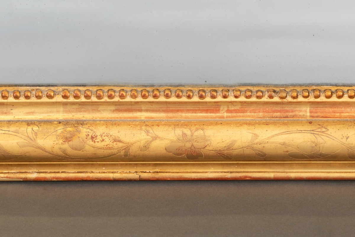 Large Louis-philippe 19thᵉ Century Mercury Mirror-photo-6