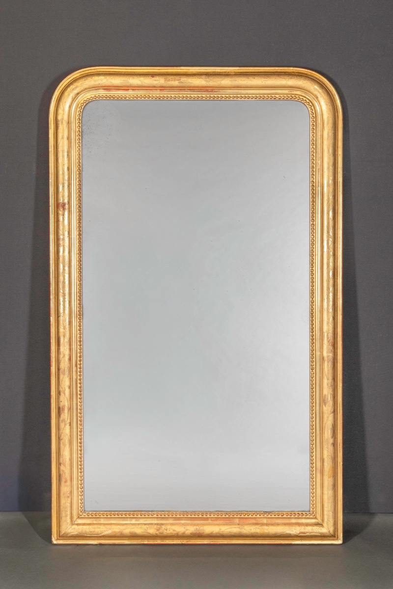 Large Louis-philippe 19thᵉ Century Mercury Mirror