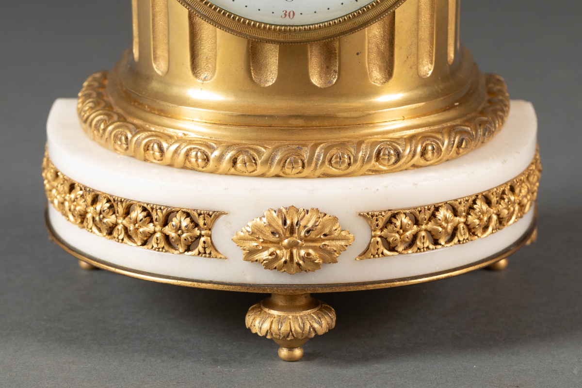 Louis XVI-style Gilded Bronze Mantelpiece Finial, Samuel Marti-photo-4