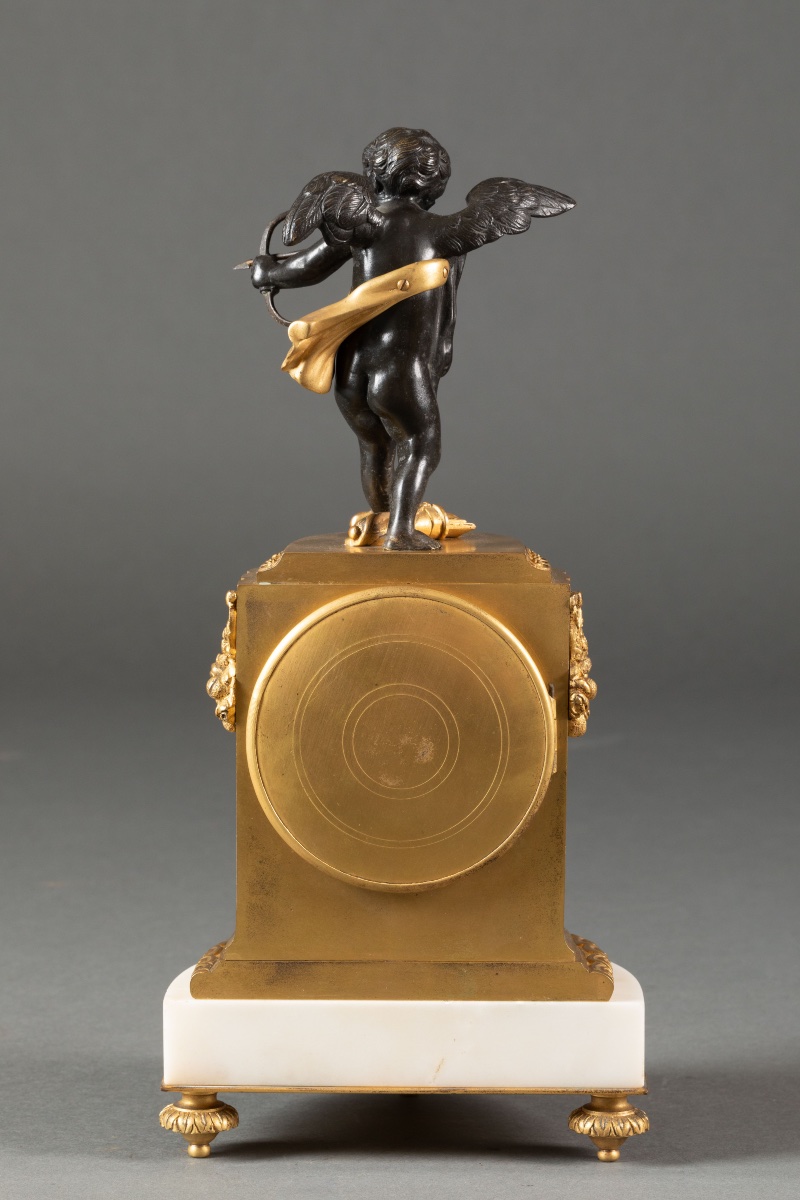 Louis XVI-style Gilded Bronze Mantelpiece Finial, Samuel Marti-photo-4