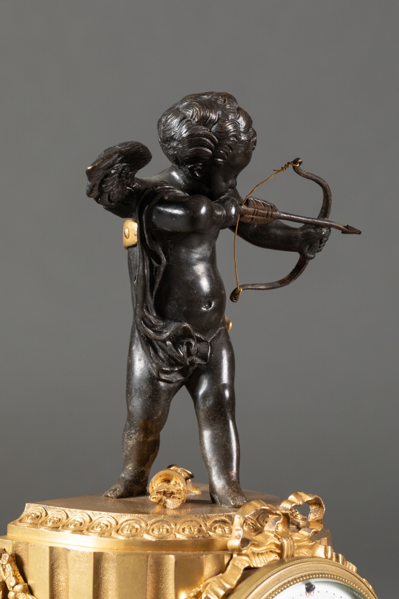 Louis XVI-style Gilded Bronze Mantelpiece Finial, Samuel Marti-photo-5