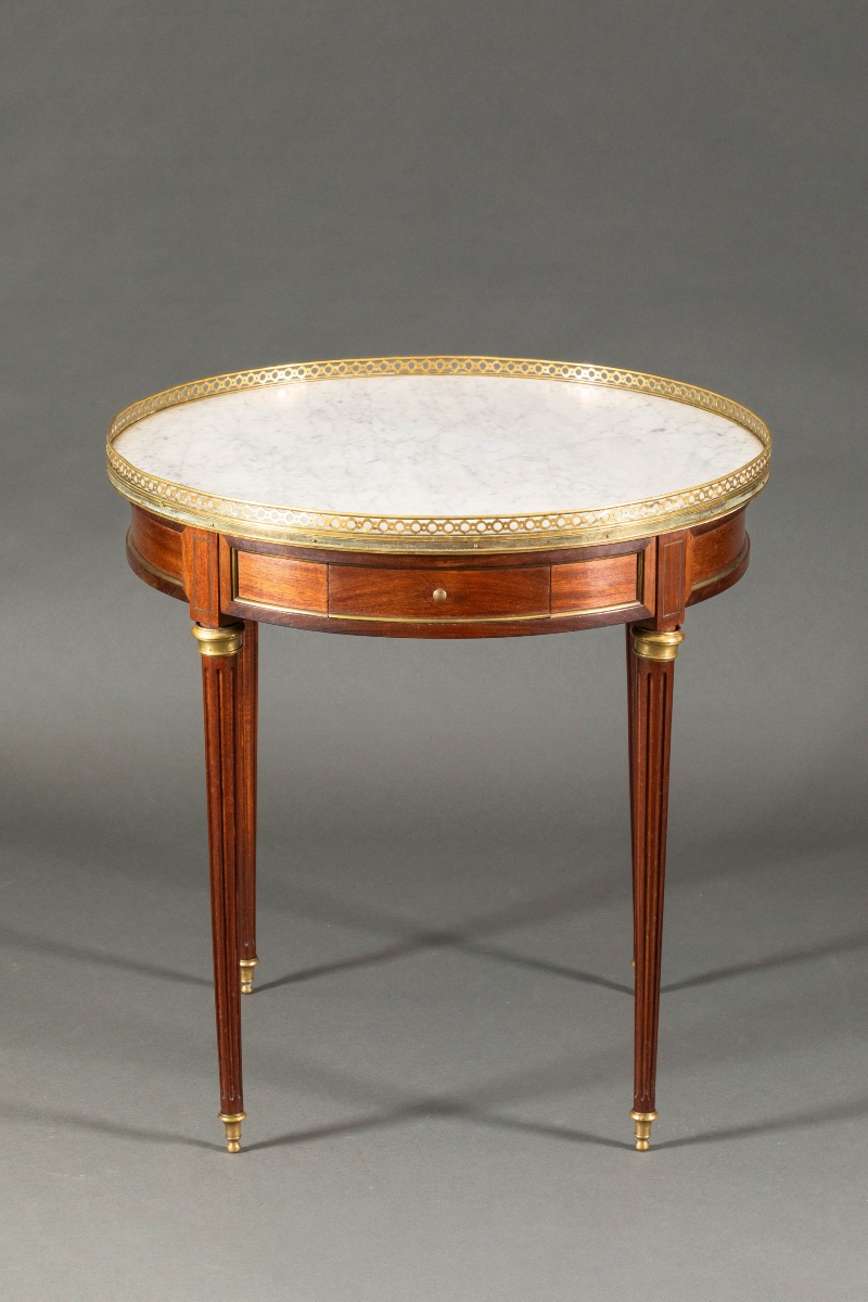 Louis XVI-style Hot-water Bottle Table – 19th Century-photo-3