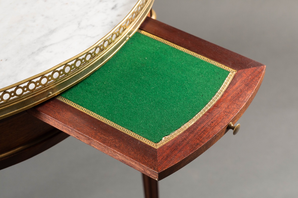 Louis XVI-style Hot-water Bottle Table – 19th Century-photo-3
