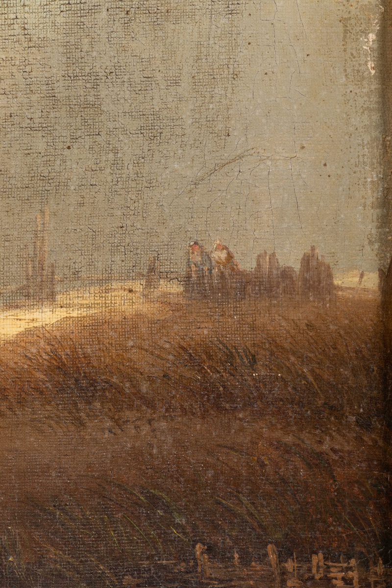 André FONÈCHE (1851-1942) Sortie en mer aux Pays-Bas-photo-5