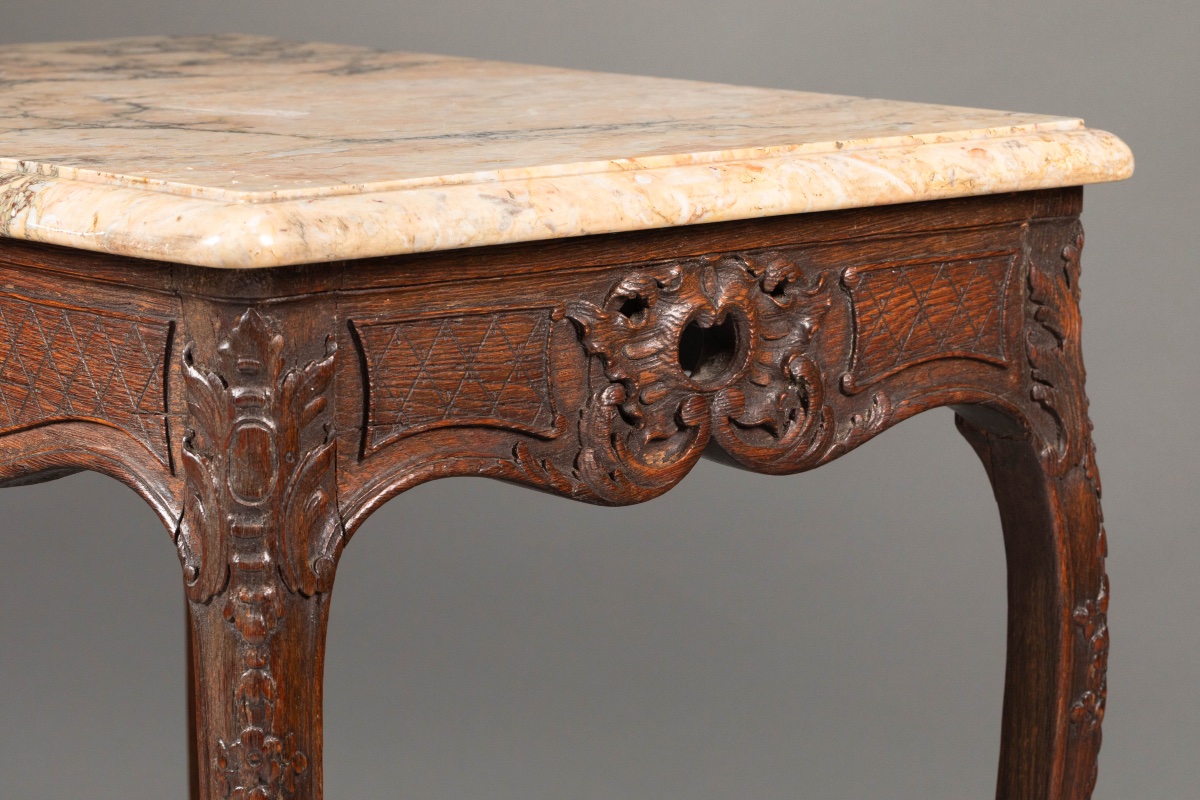 Table de salon de style Louis XV, époque Napoléon III, XIXe siècle,-photo-2