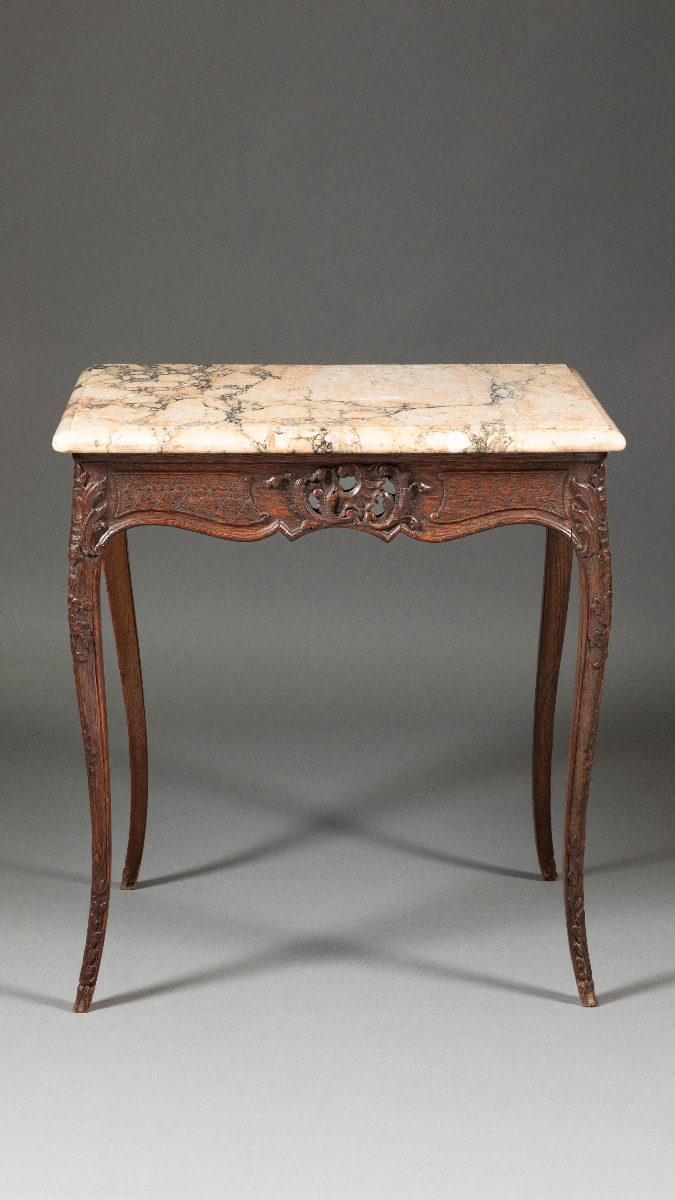 Table de salon de style Louis XV, époque Napoléon III, XIXe siècle,-photo-6