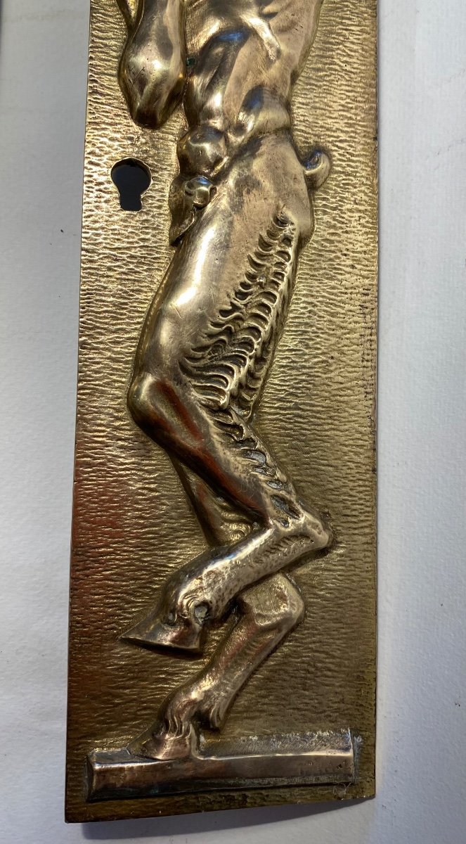 Paire De Bronzes D’ornement. France  Milieu XXème. Divinités Antiques. -photo-3