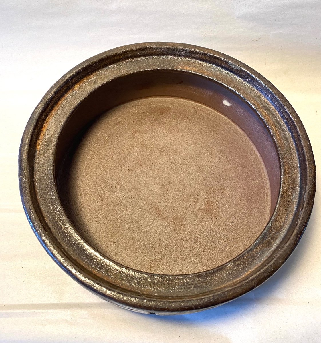 Alexander Kostanda. Enameled Ceramic Box. Incised Geometric Decor. Vallauris 60s-photo-4
