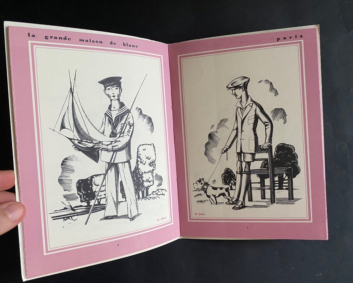 Catalog La Grande Maison De Blanc. Paris 1928. Jarach And Chambry. Art Deco Fashion.-photo-4