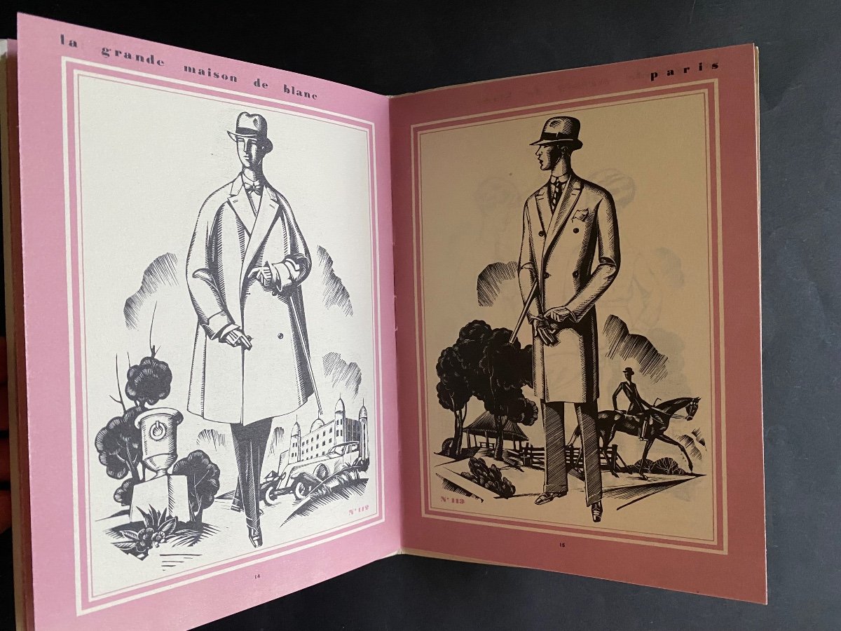 Catalog La Grande Maison De Blanc. Paris 1928. Jarach And Chambry. Art Deco Fashion.-photo-4