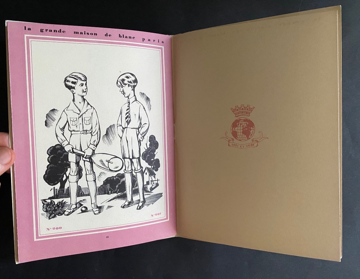 Catalog La Grande Maison De Blanc. Paris 1928. Jarach And Chambry. Art Deco Fashion.-photo-5