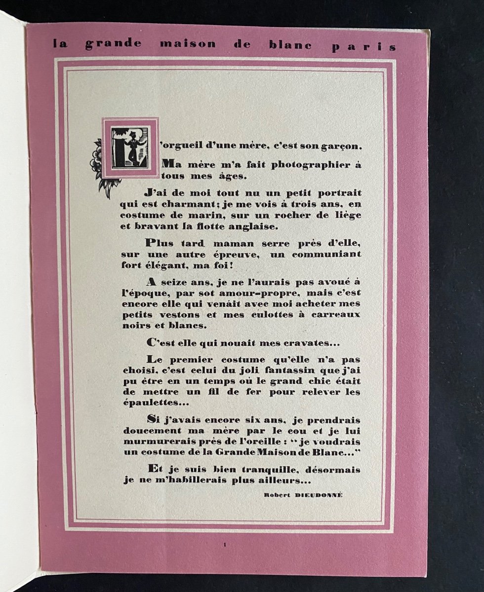 Catalog La Grande Maison De Blanc. Paris 1928. Jarach And Chambry. Art Deco Fashion.-photo-8